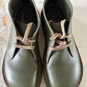 Olive Green Ankle Boots for Women